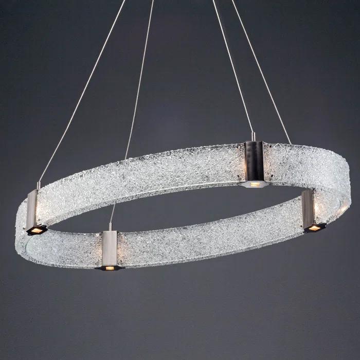 Parallel Oval Ring Chandelier