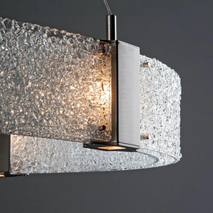 Parallel Oval Ring Chandelier