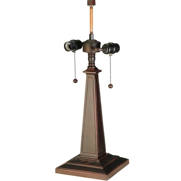 Diamond Mission Glass Table Lamp