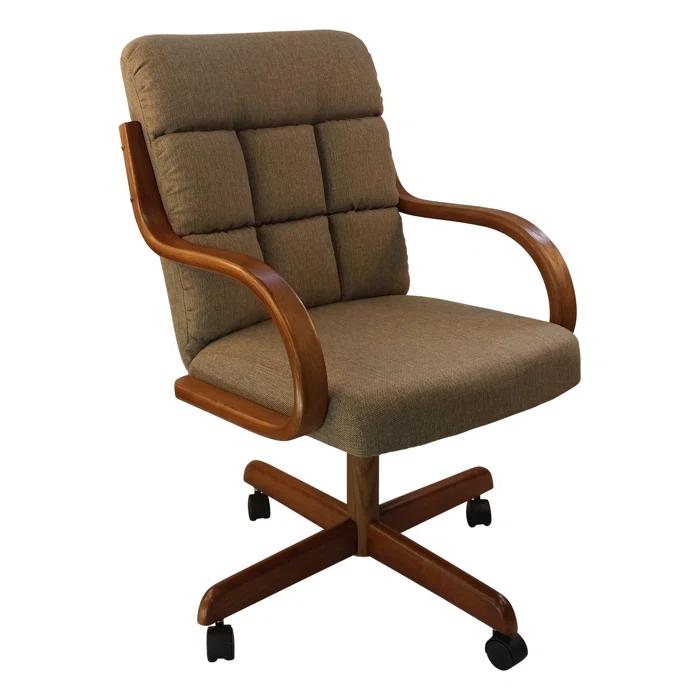 Caster Chair Company Camile Swivel & Tilt Caster Dining Arm Chair
