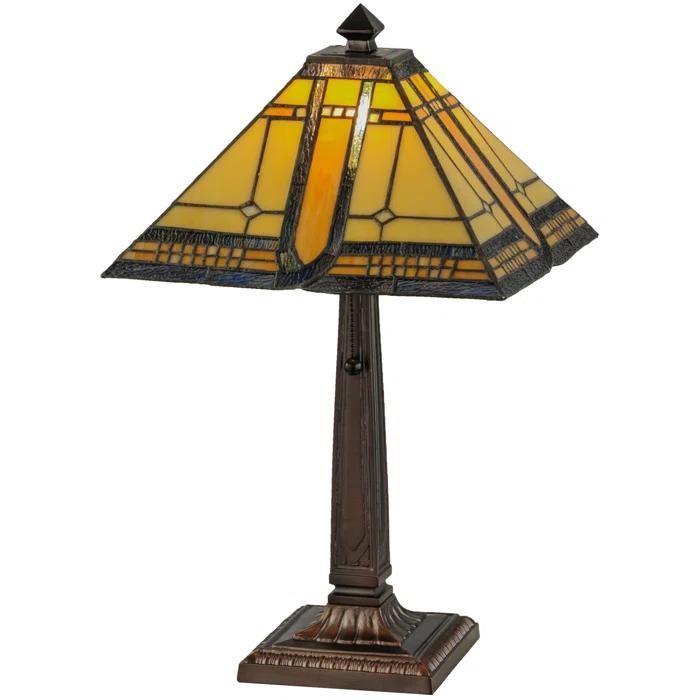 Meyda Lighting Sierra Prairie Mission Metal Table Lamp