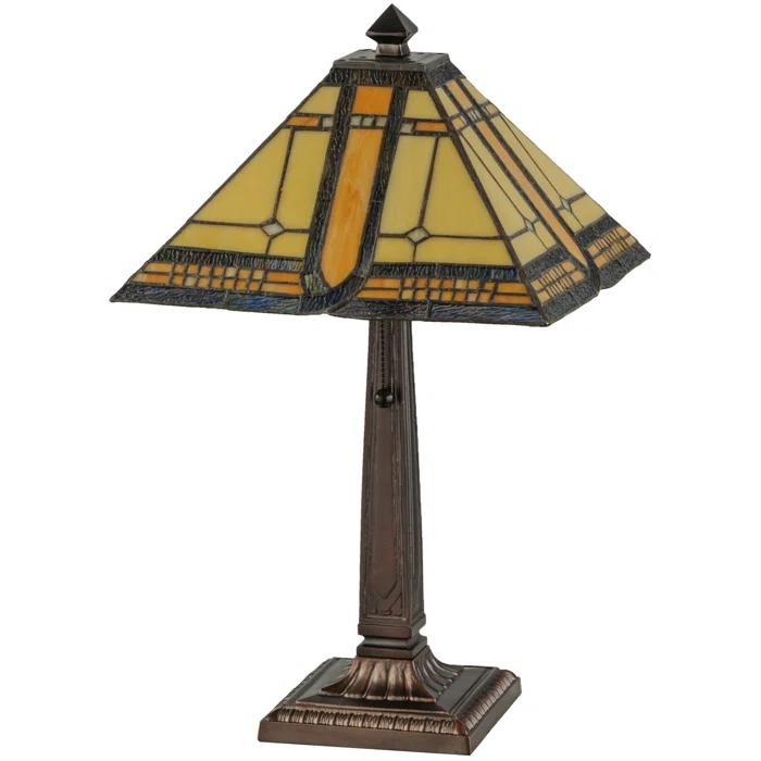 Meyda Lighting Sierra Prairie Mission Metal Table Lamp