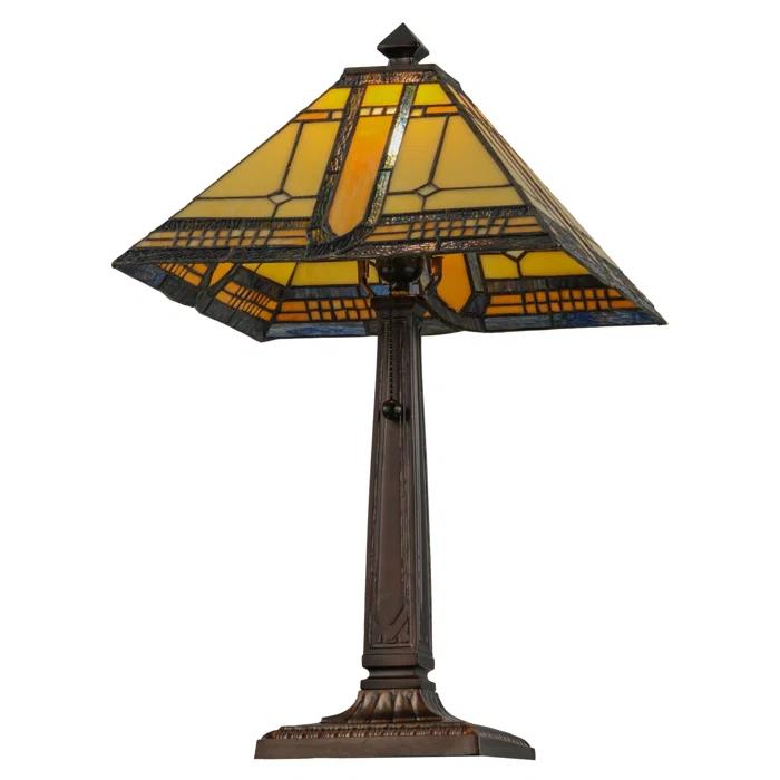 Meyda Lighting Sierra Prairie Mission Metal Table Lamp