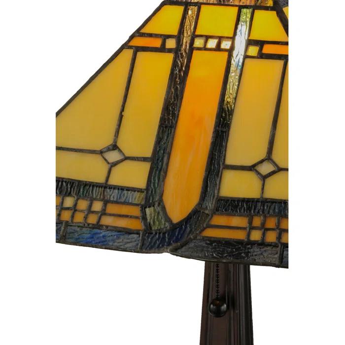 Meyda Lighting Sierra Prairie Mission Metal Table Lamp