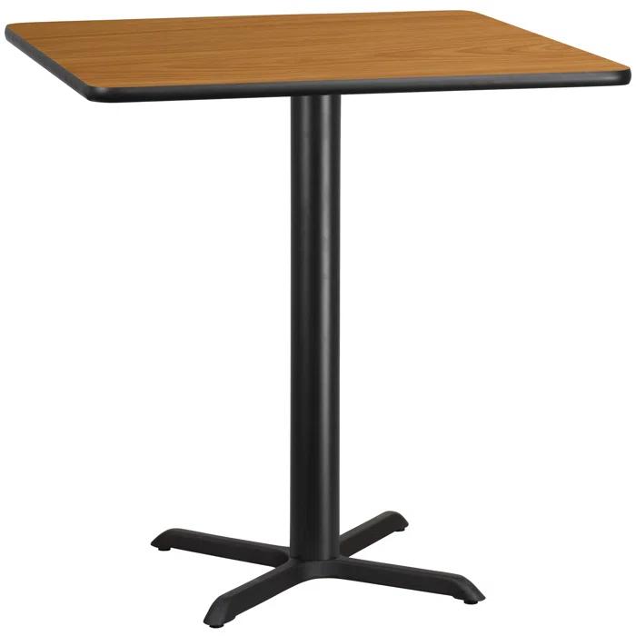Flash Furniture Laminate Table Top with Table Height Base