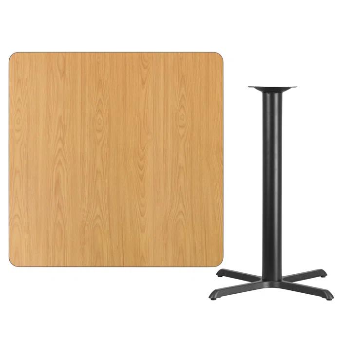 Flash Furniture Laminate Table Top with Table Height Base