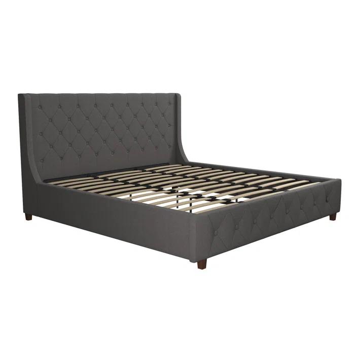 CosmoLiving by Cosmopolitan Mercer Tufted Upholstered Platform Bed