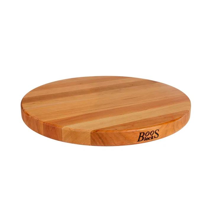 John Boos John Boos 18" Round Cutting Board, 1.5" Edge Grain