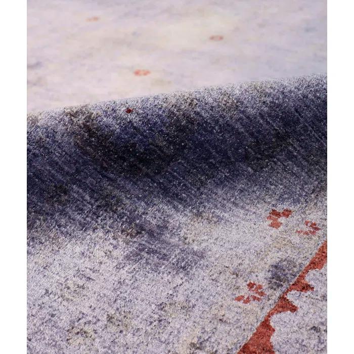 Pasargad Hand-Knotted Wool Purple/Red Area Rug