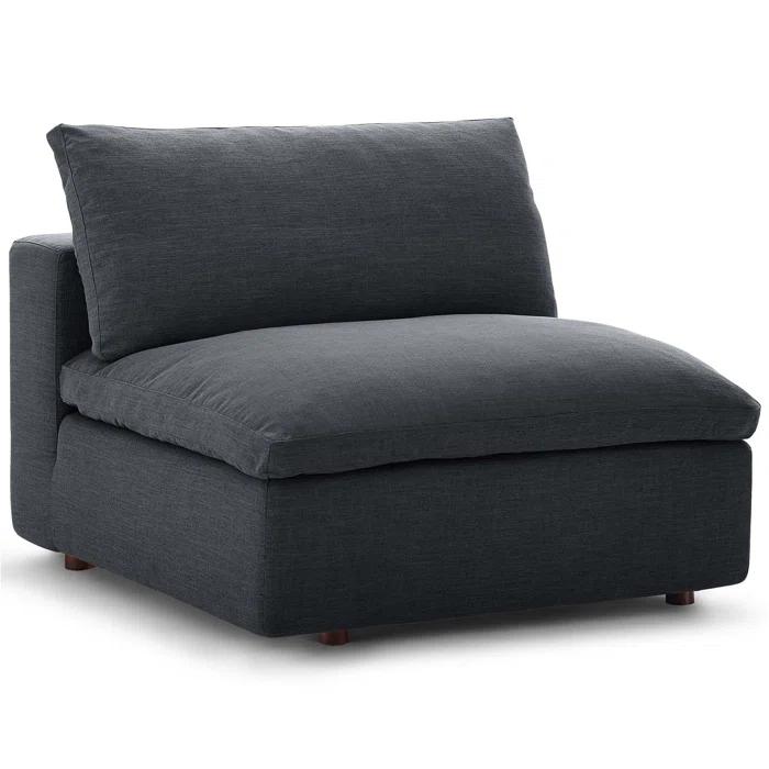 Modway Copper Grove Hrazdan Fabric/Wood Down-filled Over-stuffed 5-piece Sectional Sofa Set