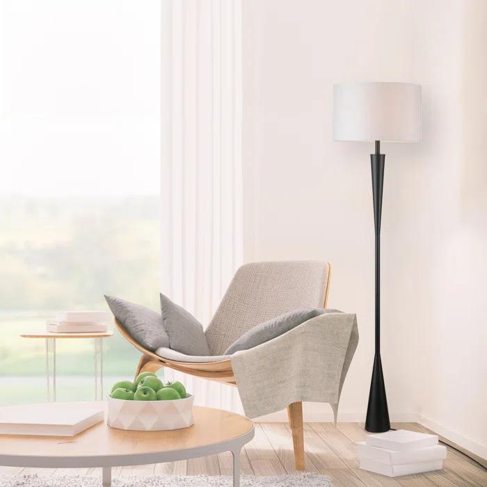 Novogratz Temple 70'' Matte Floor Lamp