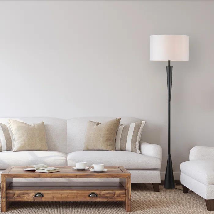 Novogratz Temple 70'' Matte Floor Lamp
