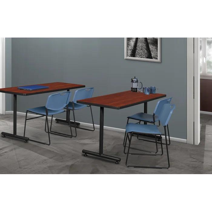 Regency Regency Zeng Ultra Compact Metal Frame Armless Stackable Chair (Set of 50)