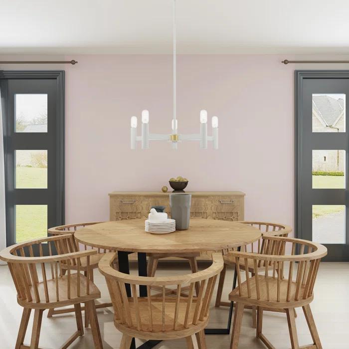 Martella 5 Light Metal Dimmable Geometric Chandelier