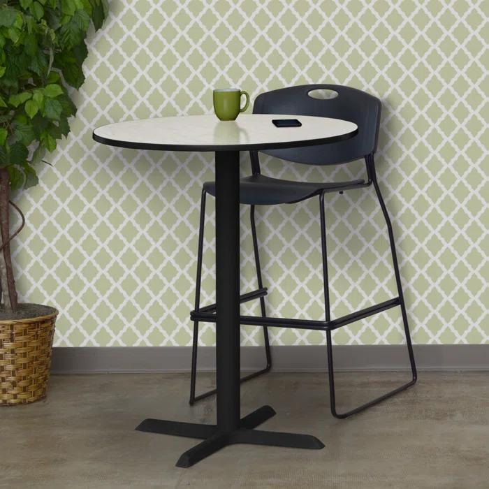 Regency Cain Square X-Base Cafe Table