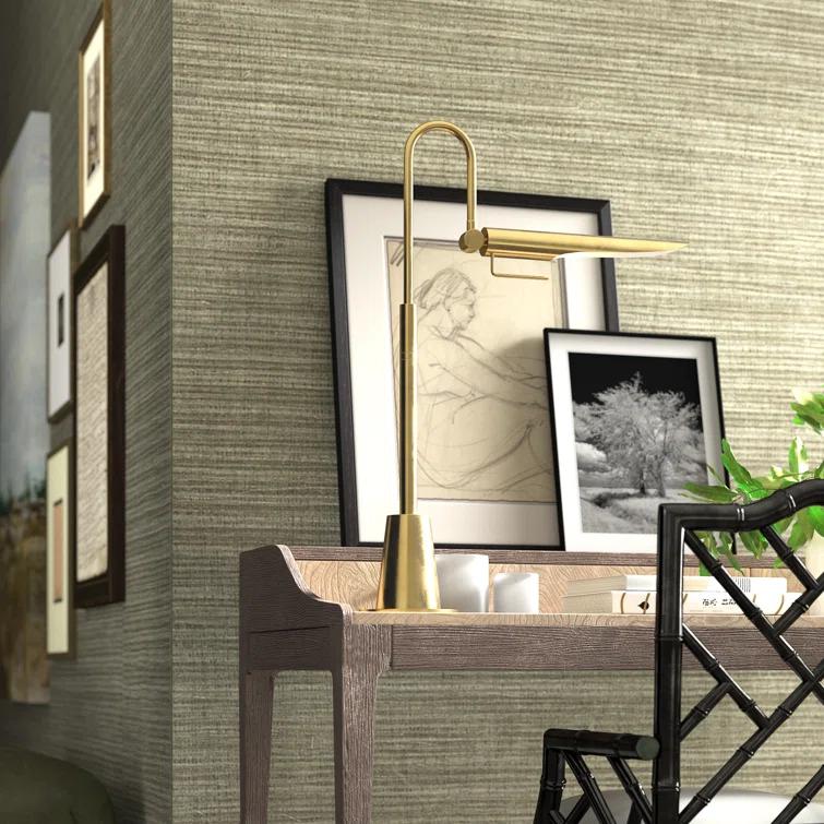Raven Table Lamp by Regina Andrew - Natural Brass