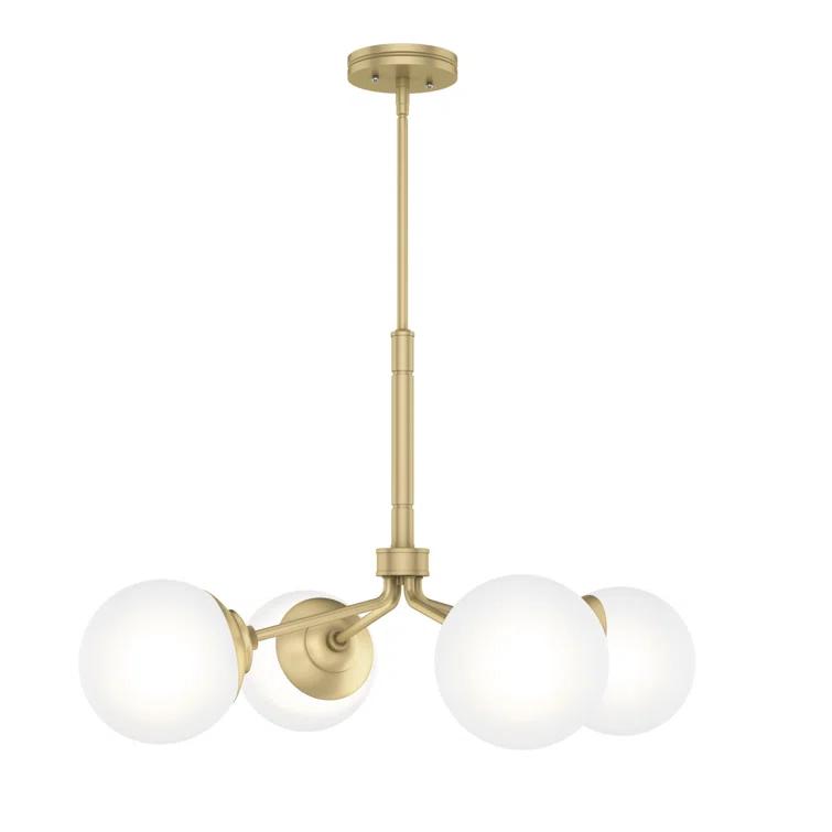 Hunter Fan Hepburn 4 - Light Sputnik Sphere Chandelier