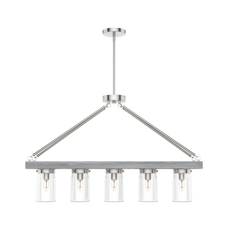 Devon Park 5 - Light Kitchen Island Linear Pendant