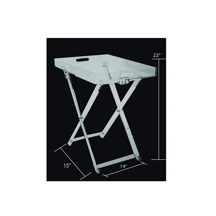Acrylic Folding Tray Table