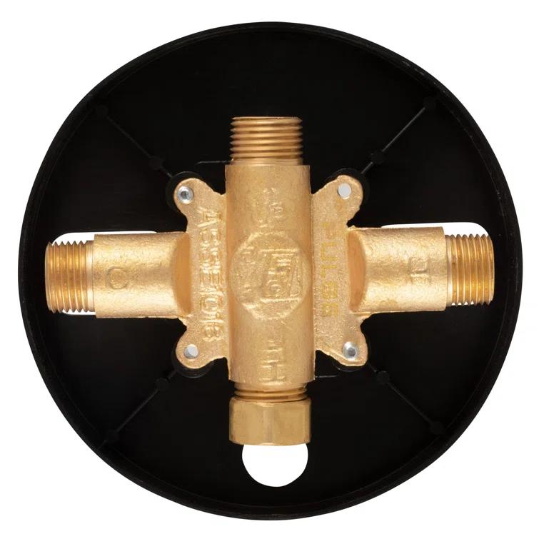 Tru-Temp Pressure Balanced Mixing Valve with Round Trim