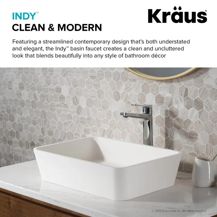 Indy Single Hole Bathroom Faucet