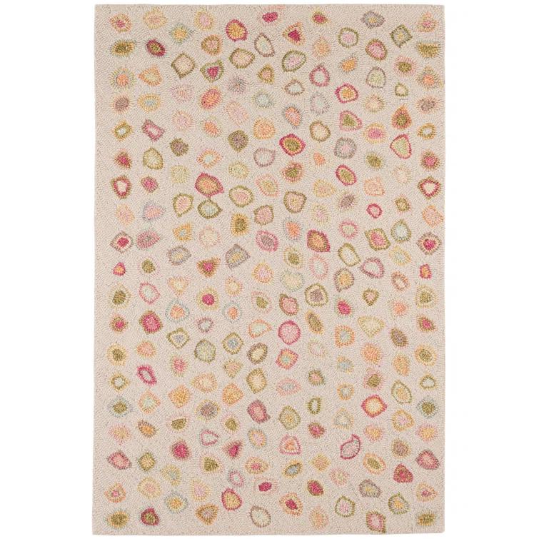 Cat'S Paw Pastel Hand Micro Hooked Wool Rug