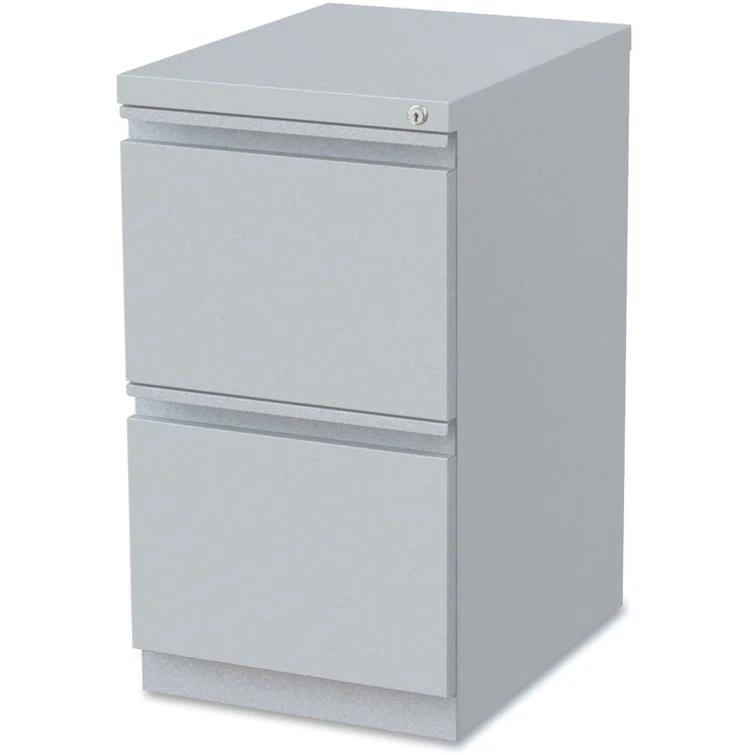 Fortress 15'' Wide 2 -Drawer Mobile Steel File Cabinet