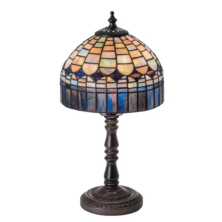 Meyda Lighting Meyda Tiffany & Stained Glass Metal Table Lamp