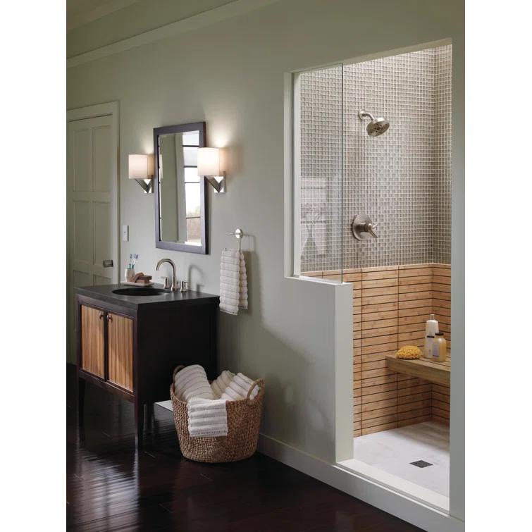 Trinsic Wall Mount Square Open Towel Ring Bath Hardware Accessory