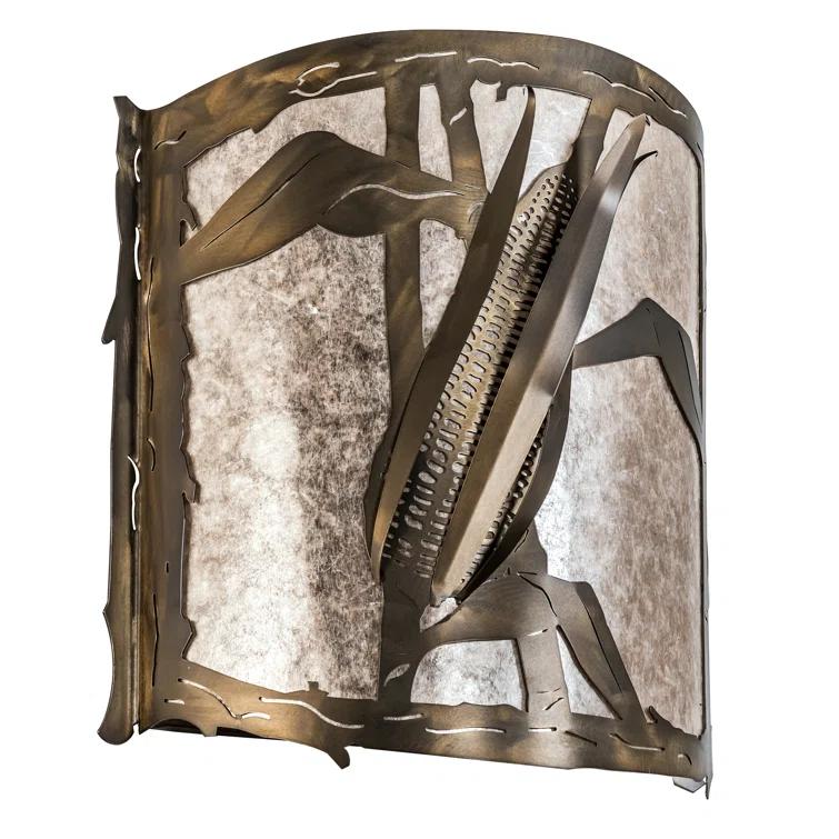 Corn Copper Flush Mounted Sconce