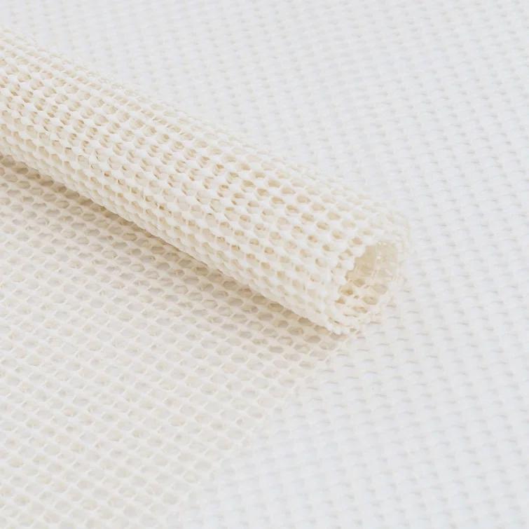 White PVC-Coated Polyester Runner Rug Pad 2' x 8'