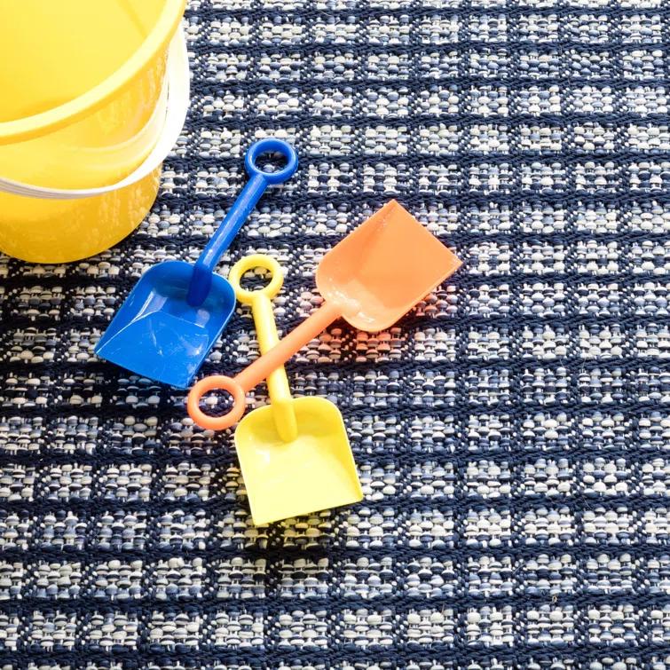 Coco Blue Handwoven Indoor/Outdoor Rug