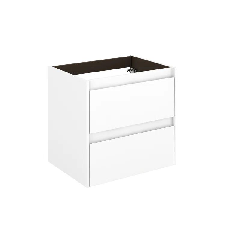 Ws Bath Collections Ambra 60 Base Ambra 24" Single Wall Mounted Vanity Cabinet Only -