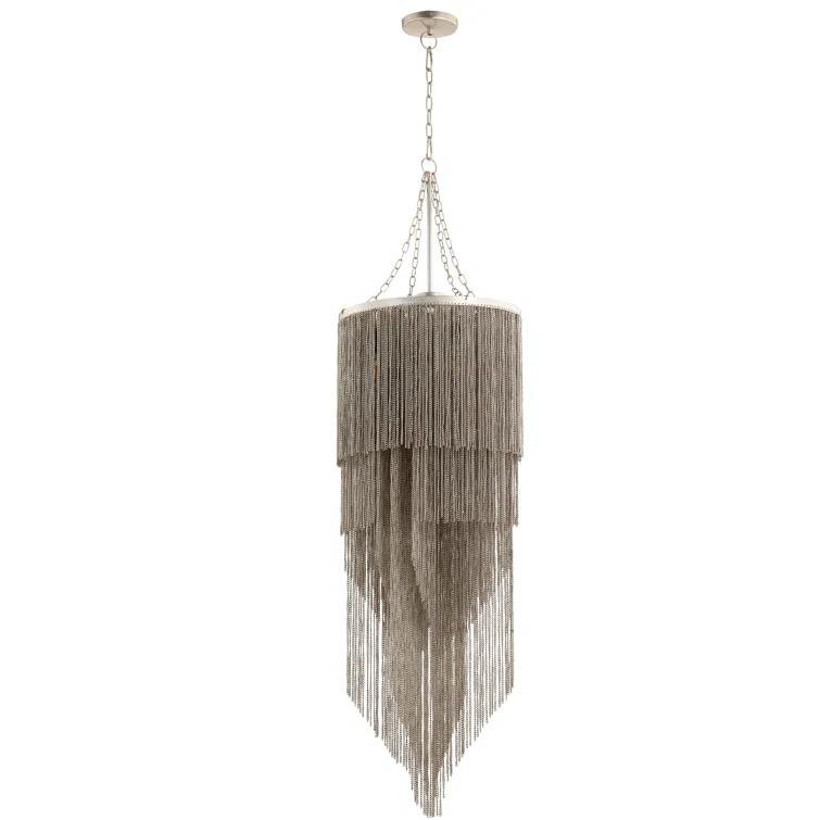 Cyan lighting - Divaza - 4 Light Chandelier-57 Inches Tall and 16 Inches Wide