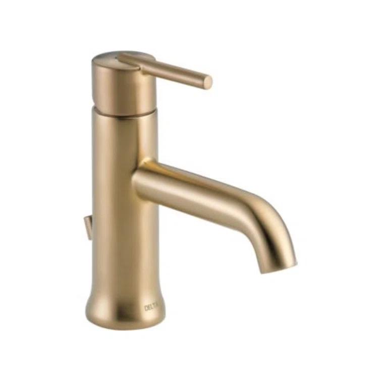 Trinsic Single Hole Bathroom Faucet with Drain Assembly, Single Handle Bathroom Sink Faucet