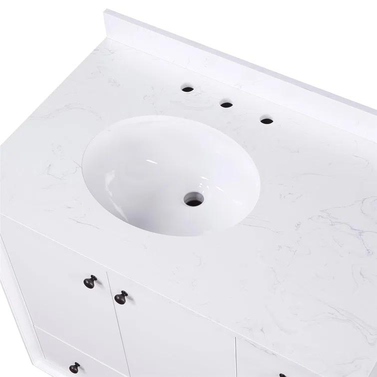 Bleeker 36'' Single Bathroom Vanity with Granite Top