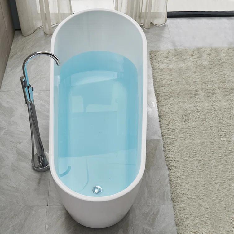 Cora 67" x 32" Freestanding Acrylic Bathtub