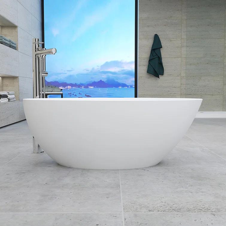 Freestanding Soaking Acrylic Bathtub