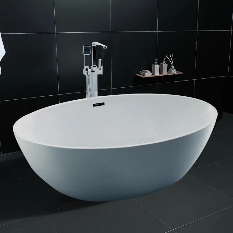 Freestanding Soaking Acrylic Bathtub