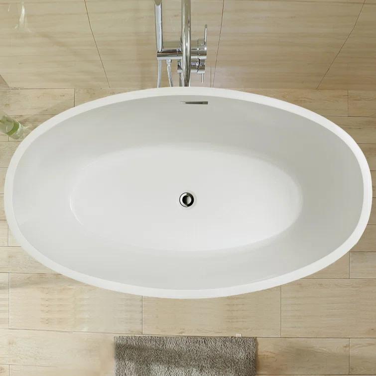 Freestanding Soaking Acrylic Bathtub