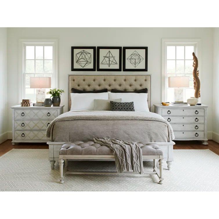 Oyster Bay Sag Harbor Tufted Upholstered Bed