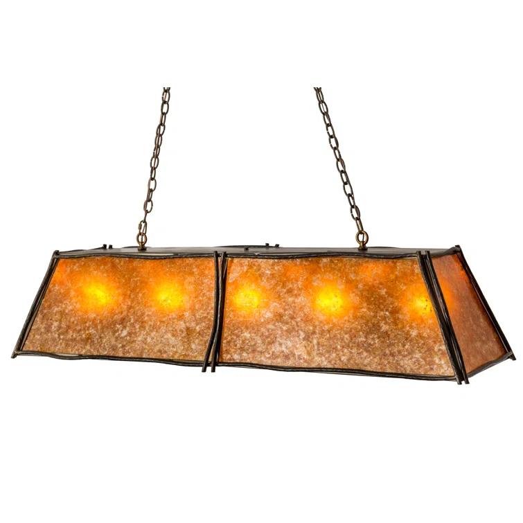 5 - Light Antique Copper Pool Table Lights Pendant