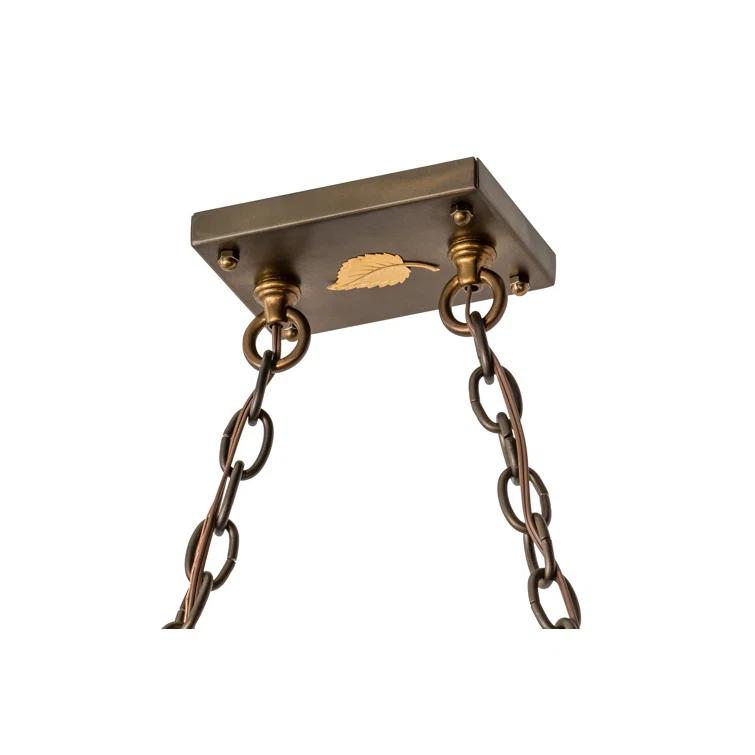 5 - Light Antique Copper Pool Table Lights Pendant