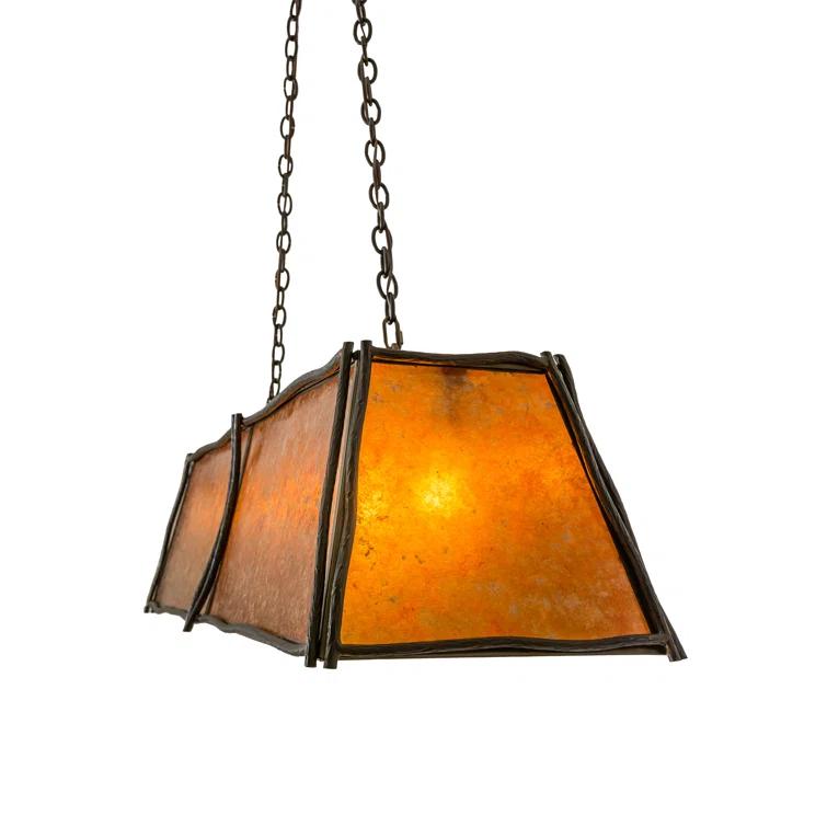 5 - Light Antique Copper Pool Table Lights Pendant