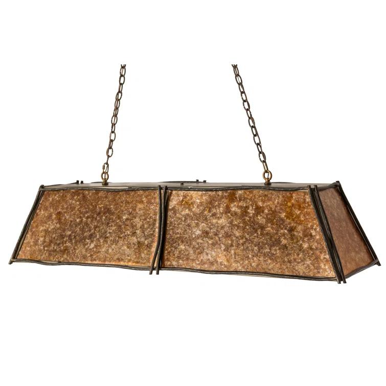 5 - Light Antique Copper Pool Table Lights Pendant
