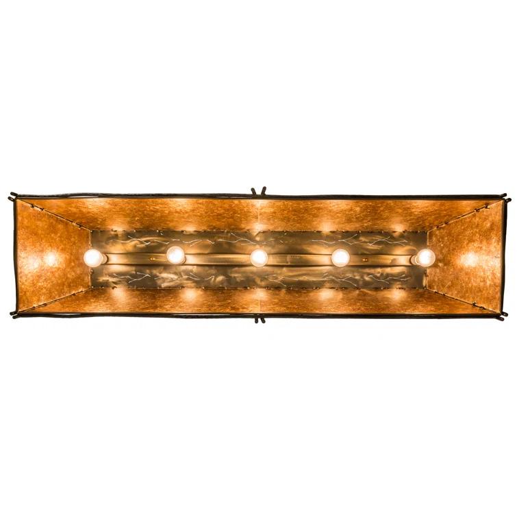 5 - Light Antique Copper Pool Table Lights Pendant