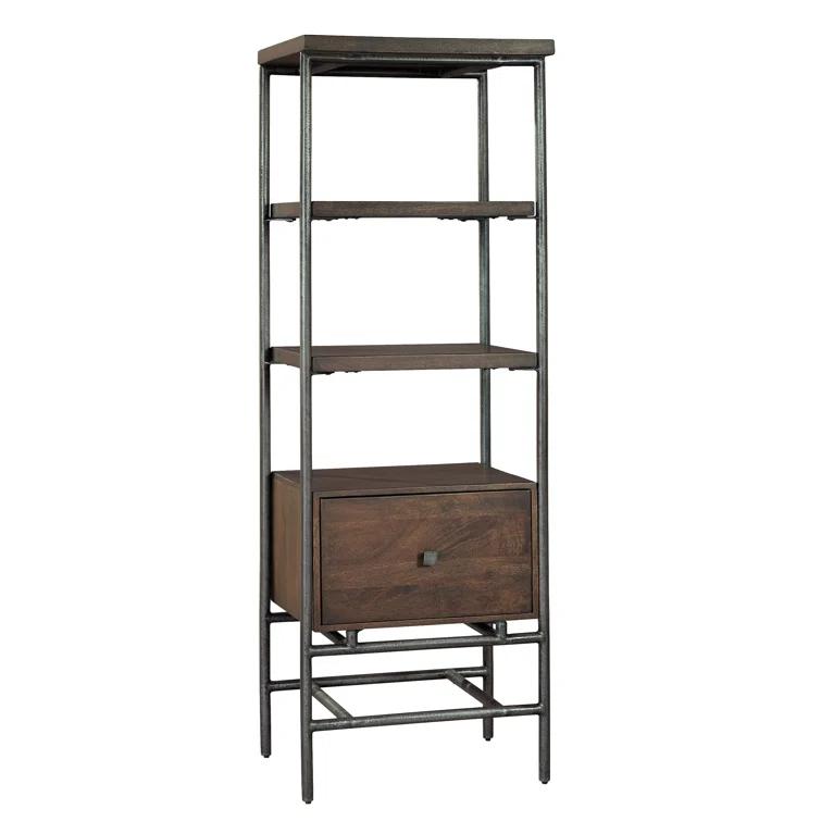 Gerti Narrow Etagere Bookcase