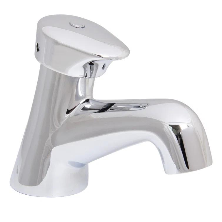 Easy-Push Single Hole Bathroom Faucet