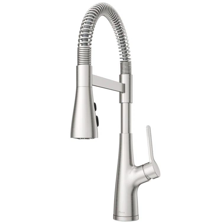 Pfister LG529NECS Neera Culinary Look Pull Down Single Handle Kitchen Faucet