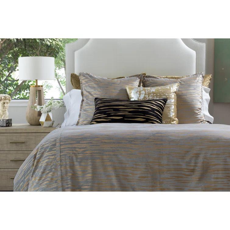 Lili Alessandra Zara Embroidered Feather Throw Pillow